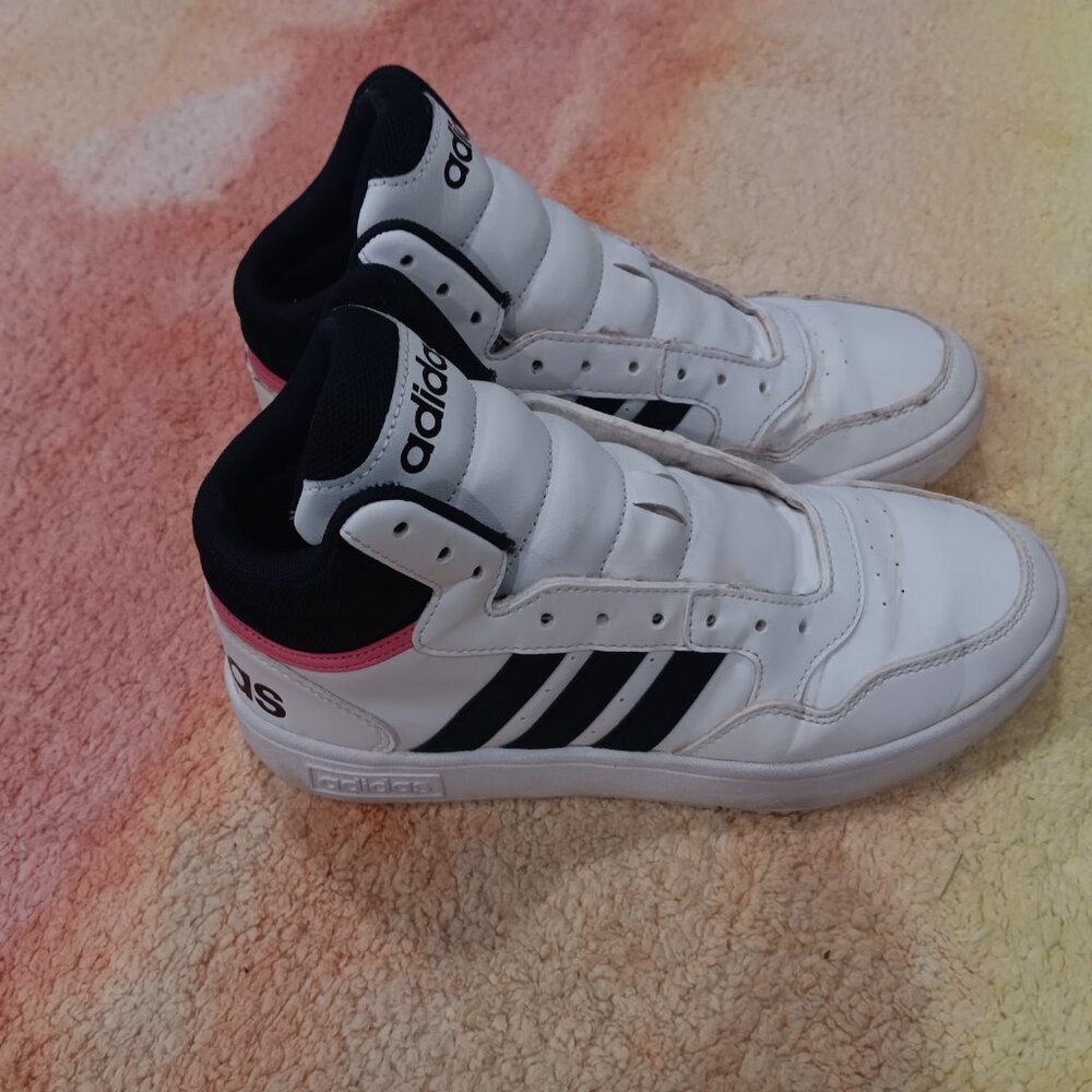 Womans Adida High top sneakers / pink / white / Size 8 - Picture 2 of 11